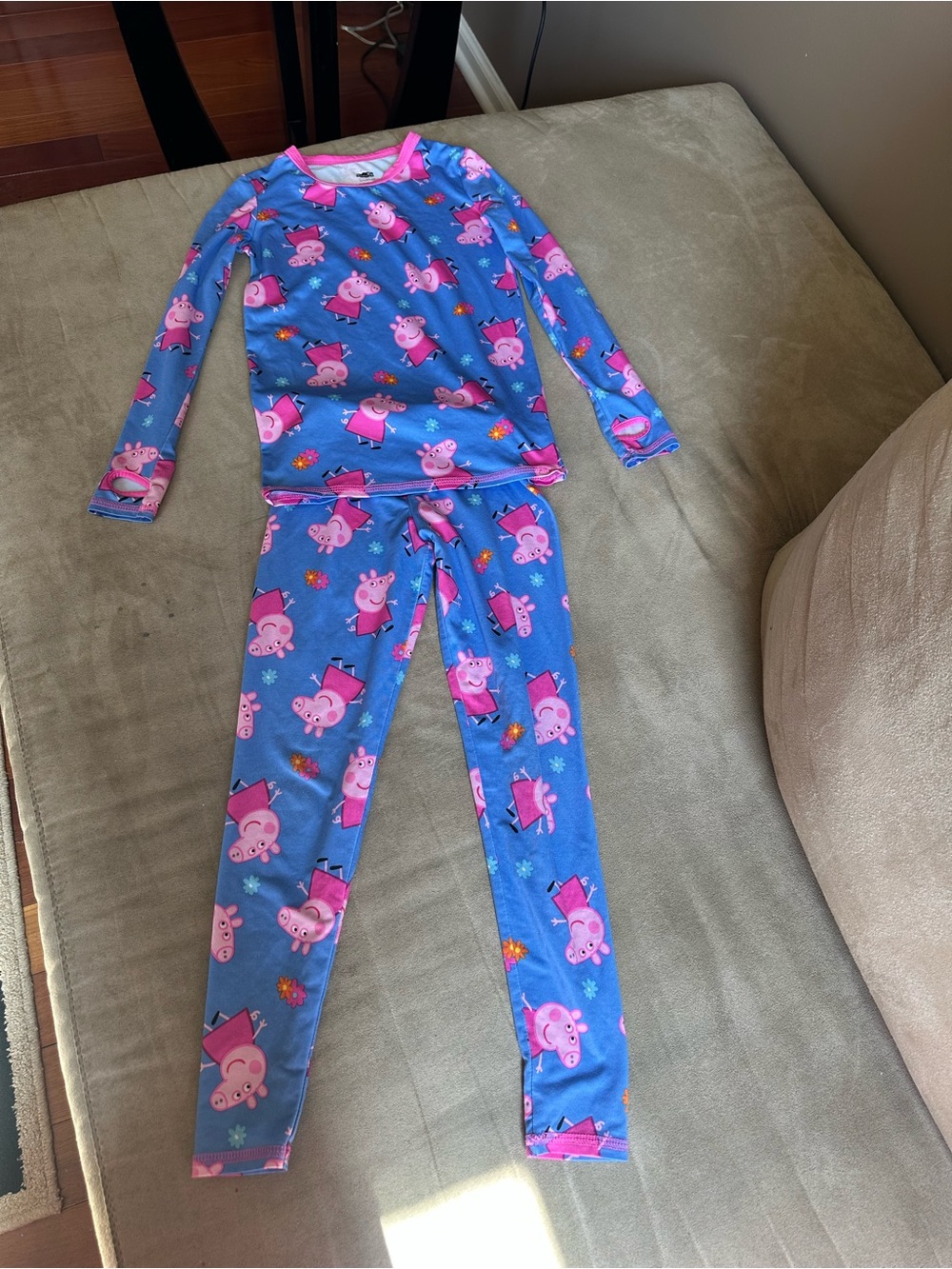Peppa Pig Blue and Pink Long John's